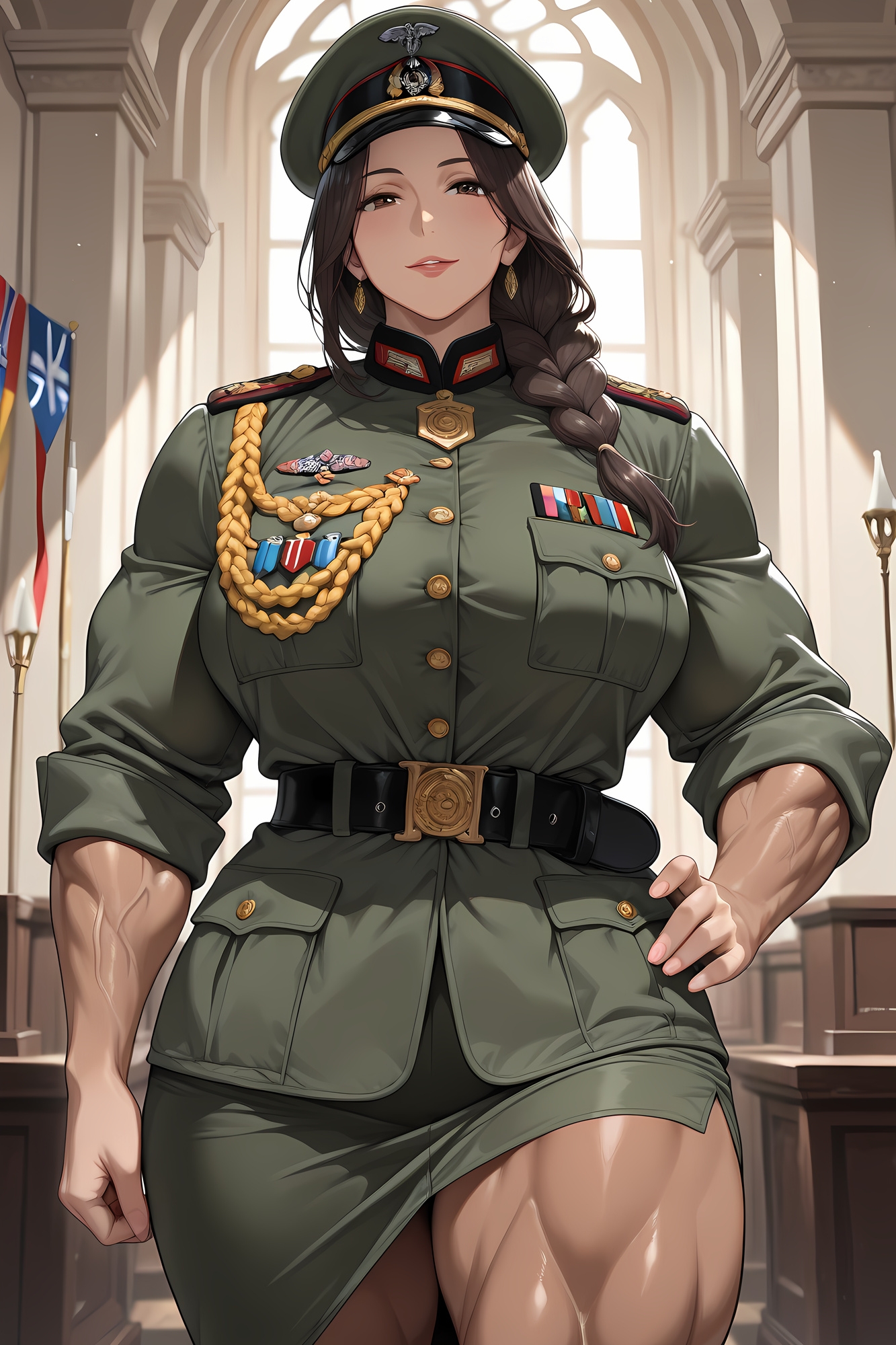 癖学研究所 File.002 爆乳筋肉女軍人