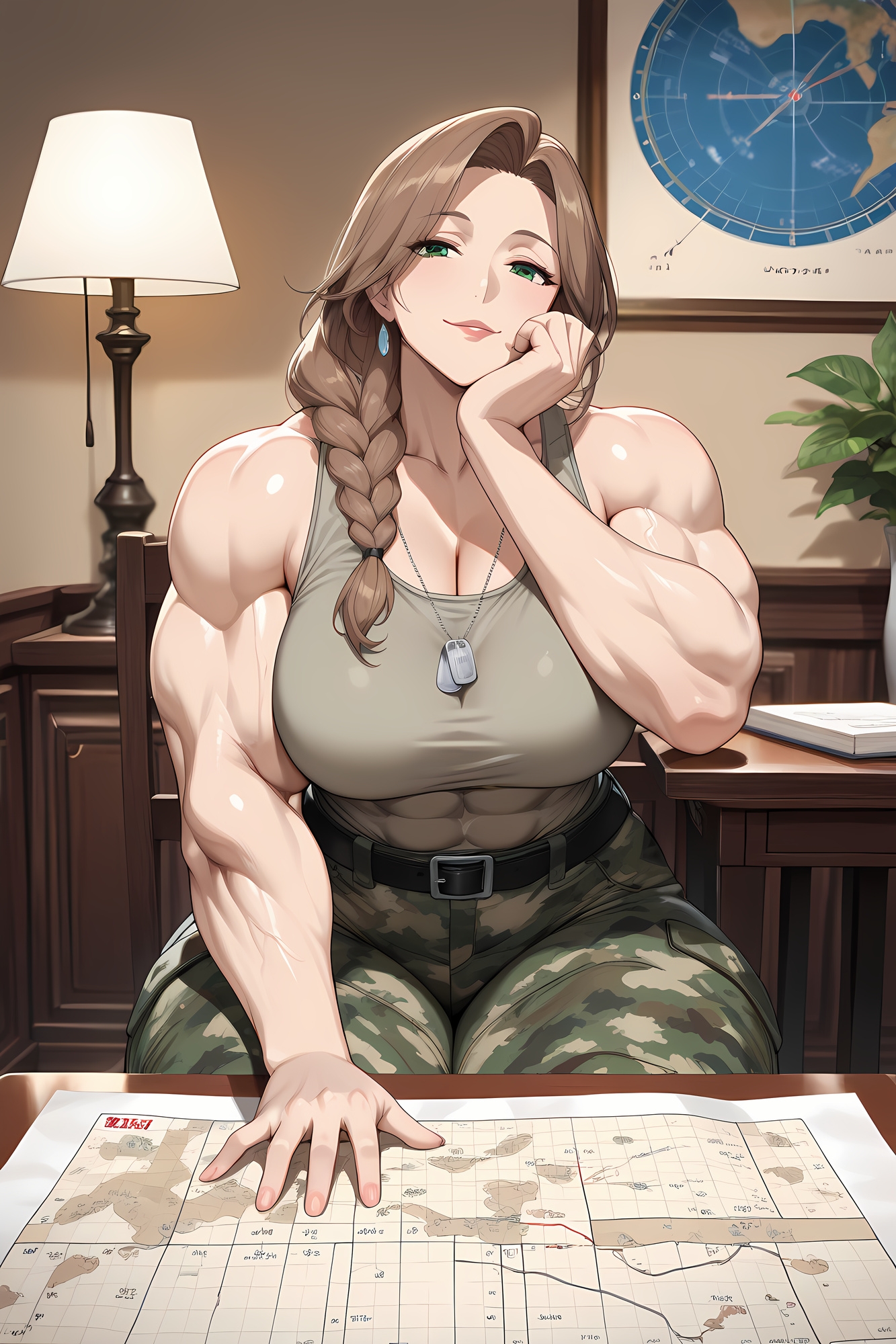 癖学研究所 File.002 爆乳筋肉女軍人
