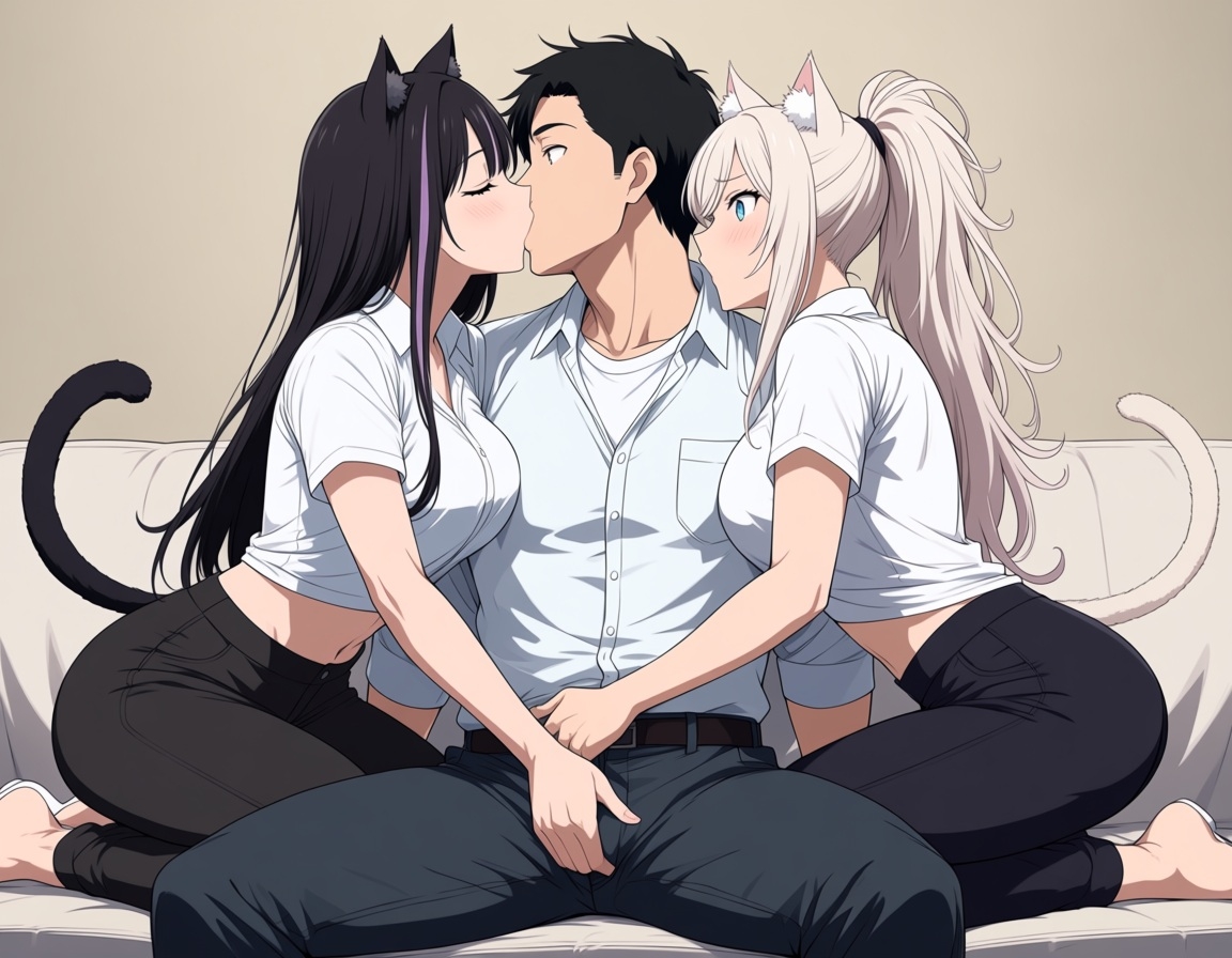白猫リンと黒猫キラの密室