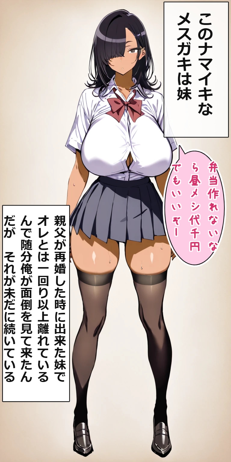淫魔な妹は下着姿の爆乳乙女