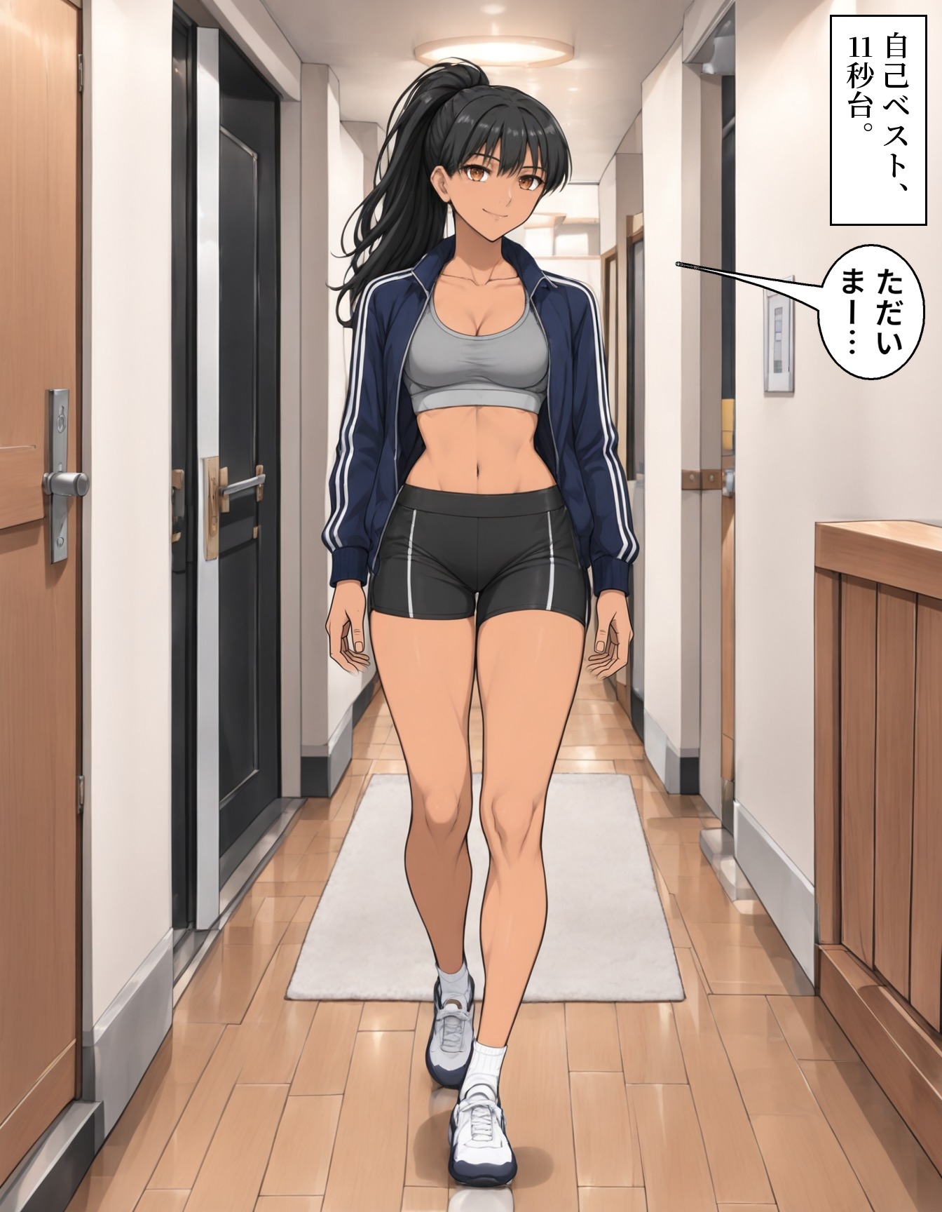 クールダウンが足りない ―陸上選手カンナのごほうびタイム―【CG集+4K60fps動画】 – Preview 2