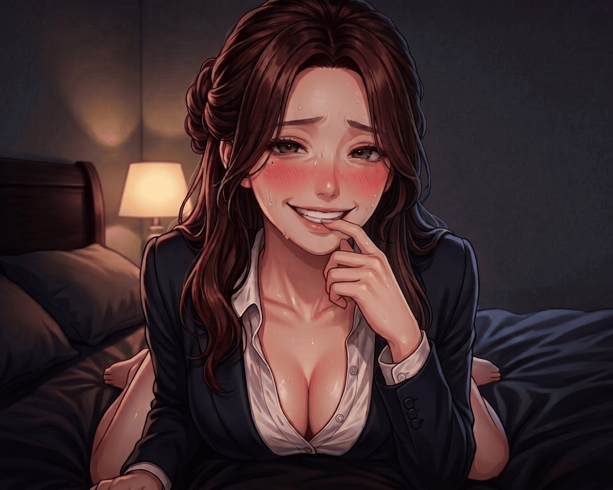 【二重人格/ヤンデレ】清楚な同僚彼女の裏の顔〜目隠しと鎖に囚われて、もう会社にも行かなくていいんだよ?〜 – Preview 2