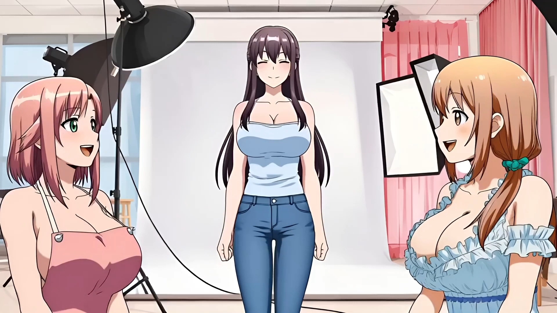 美奈さんのくしゃみ撮影スタジオ！(MP4アニメ)/ Mina's Sneeze Photo Studio!(MP4 Anime)