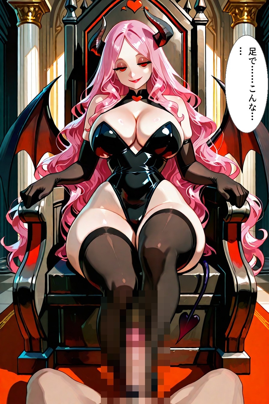 【セリフ有り・全488枚】サキュバス女王リリスの搾精記録 全6話 討伐に来た勇者が、毎晩女王に搾られる話 – Preview 4