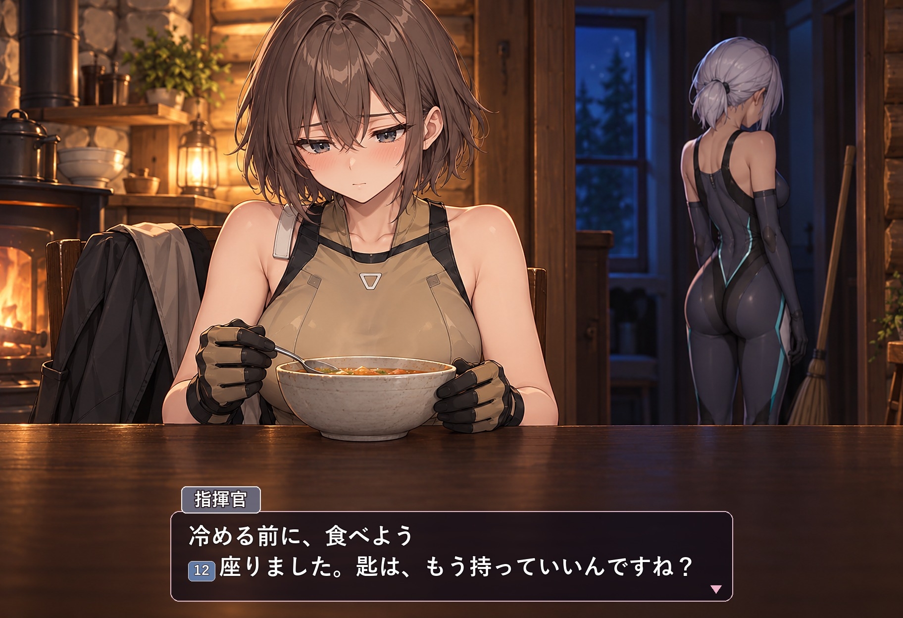 【NIKKE二次創作】夜の当番は、番号順 ―量産型ニケ三人の、灯りの家― – Preview 3