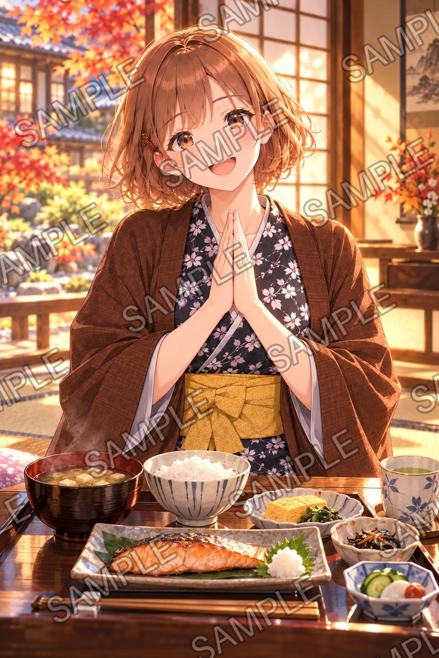 ひなた ― 紅葉の温泉旅行 ― イラスト集
