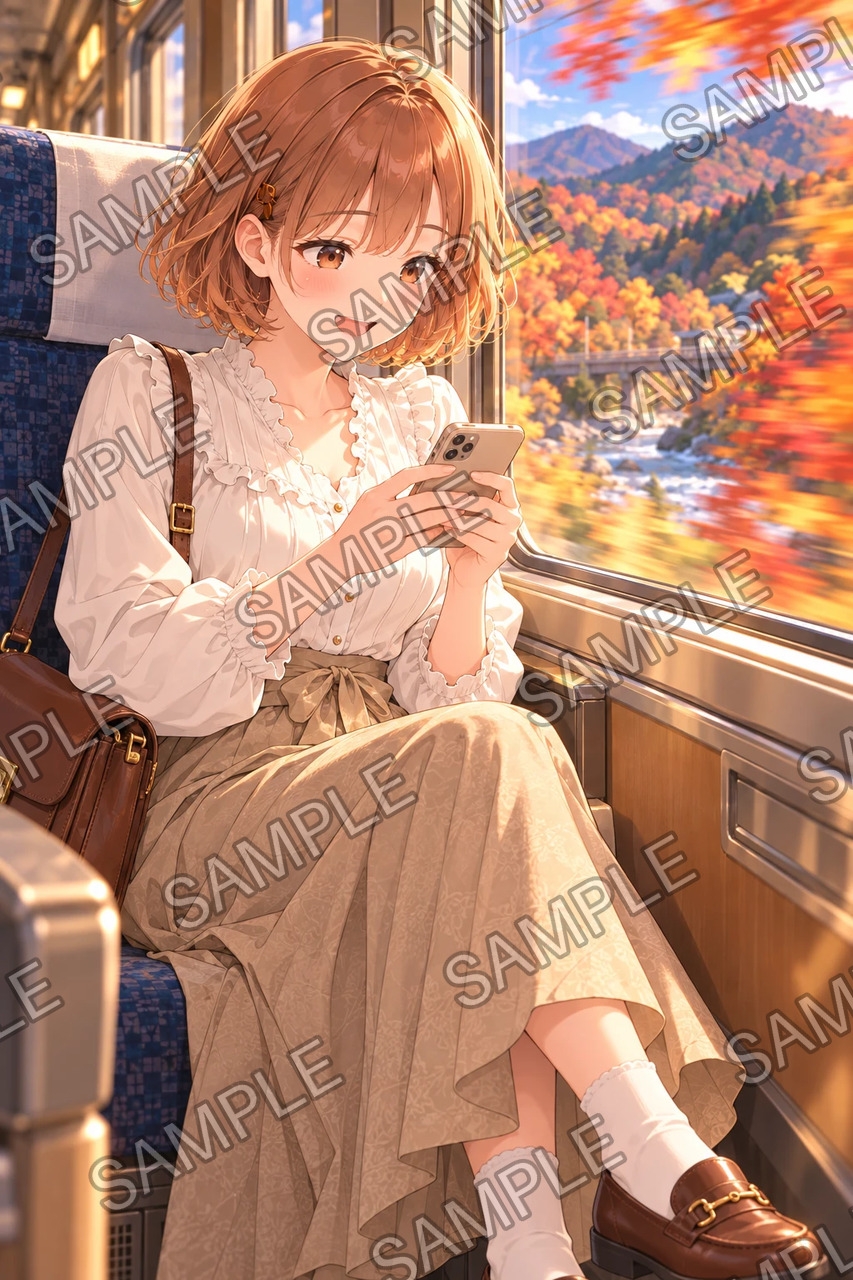 ひなた ― 紅葉の温泉旅行 ― イラスト集