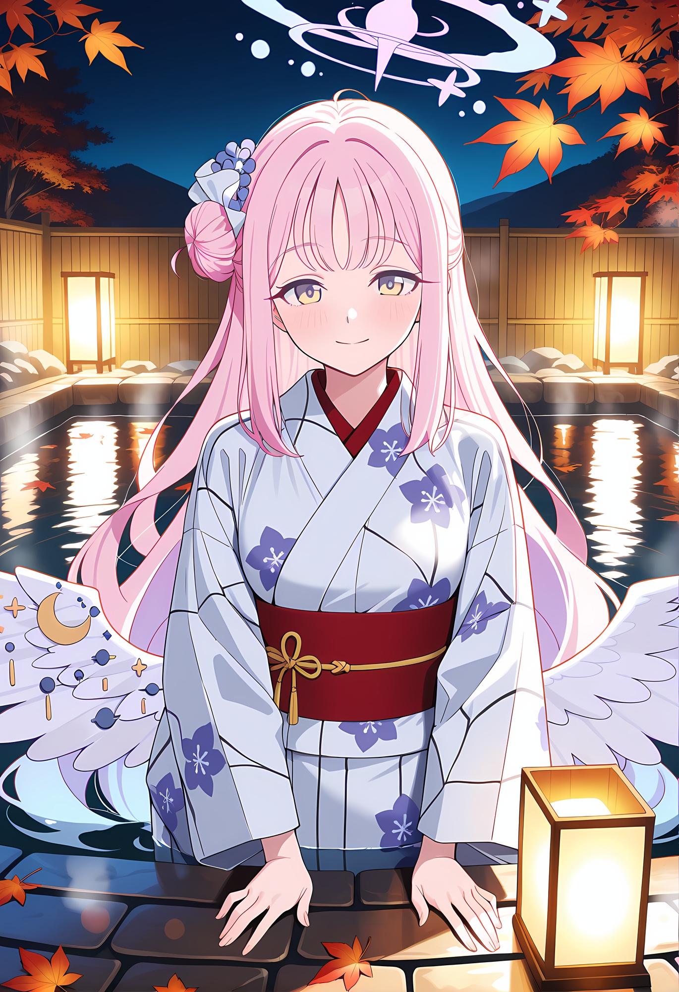 君と過ごす、紅葉の夜