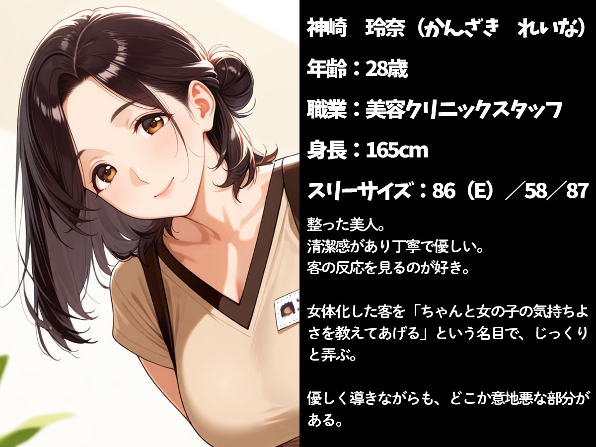 1時間だけ女体化できる美容クリニック「どう?これが女の子の身体よ♡」 – Preview 2