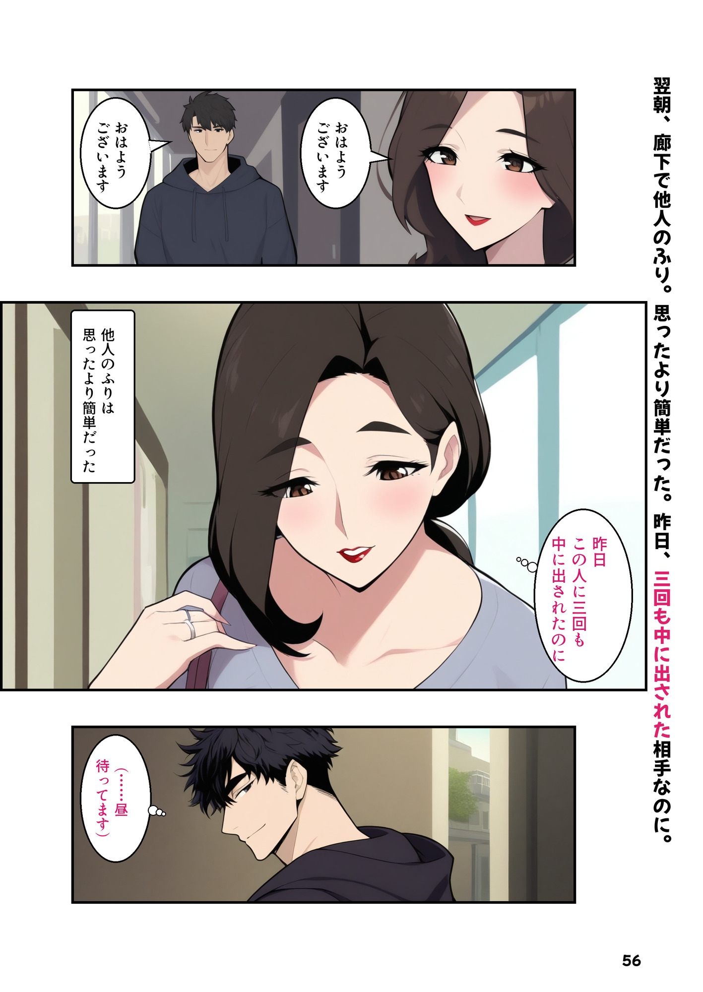 隣の奥さんは、昼間だけ