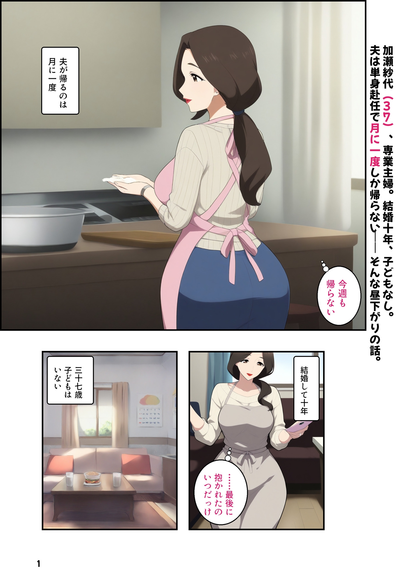 隣の奥さんは、昼間だけ
