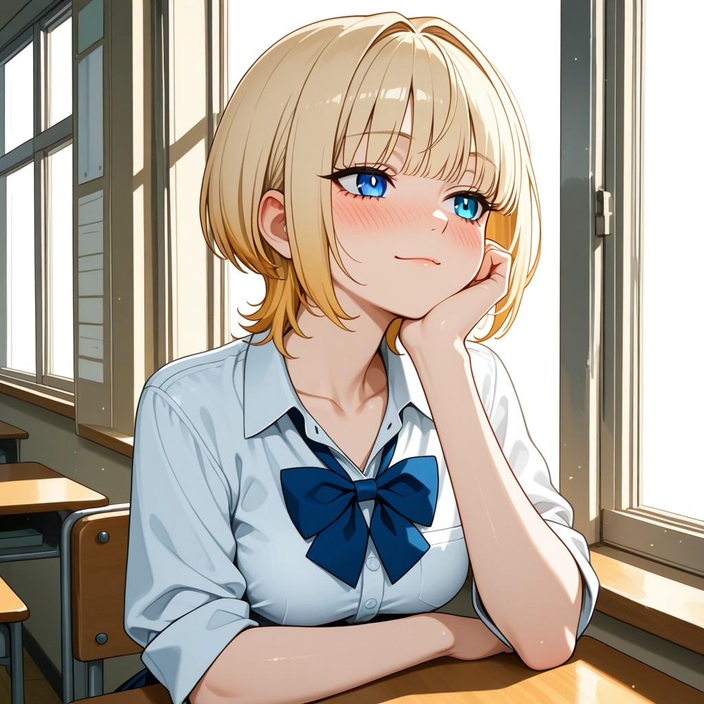 金髪ふわレイヤーのりりあで抜ける、固定キャラCG集(500枚) – Preview 10