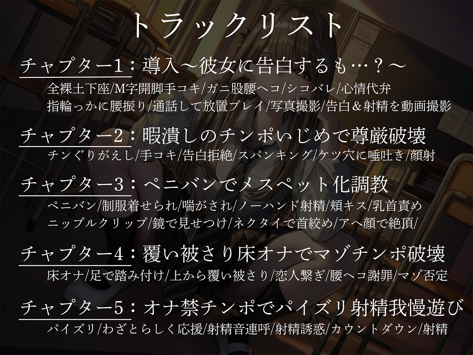 サイコ怖ギャルに恋心を人質にとられハードなマゾイキ地獄～好きな子の暇つぶし調教でマゾ悪化させられて～ – Preview 4