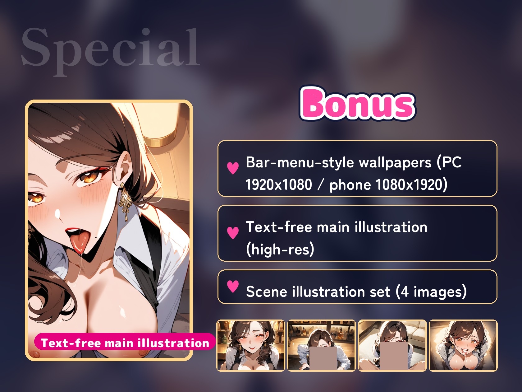 [ENG Sub] Bar Owner Onee-san Swallows Every Load: Blowjob Only, Cum in Mouth x5