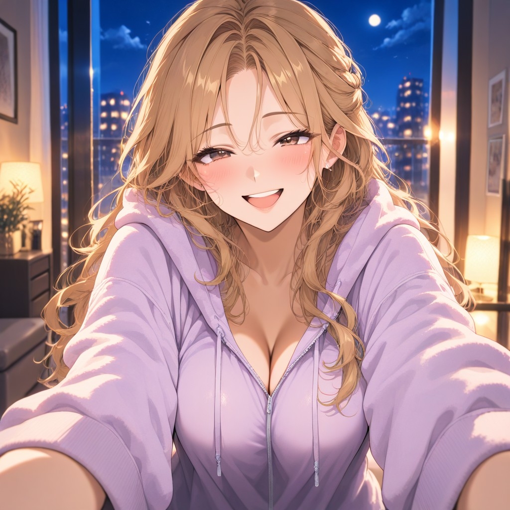 ミナとおうちデート ～夜ふかし添い寝CG集～