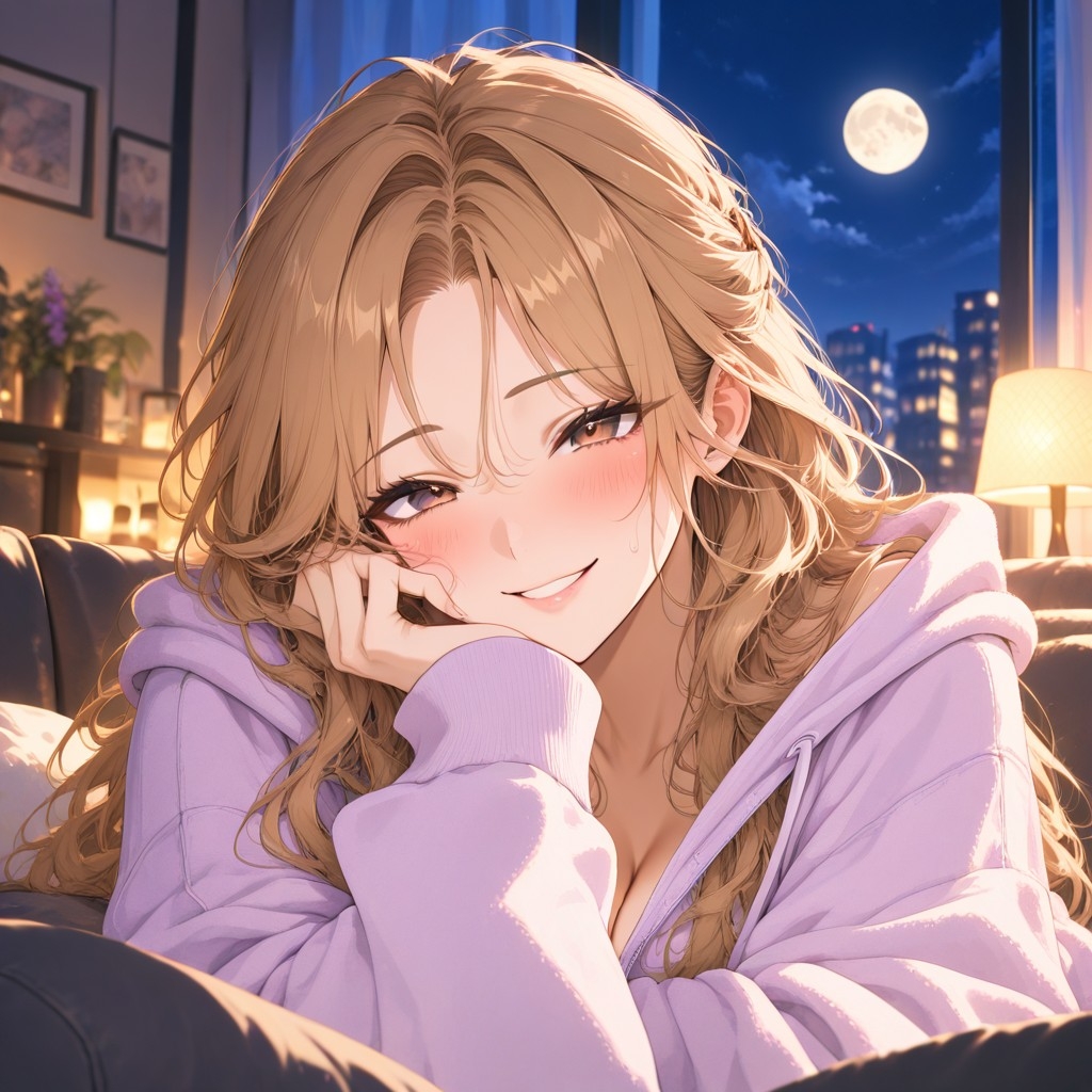 ミナとおうちデート ～夜ふかし添い寝CG集～