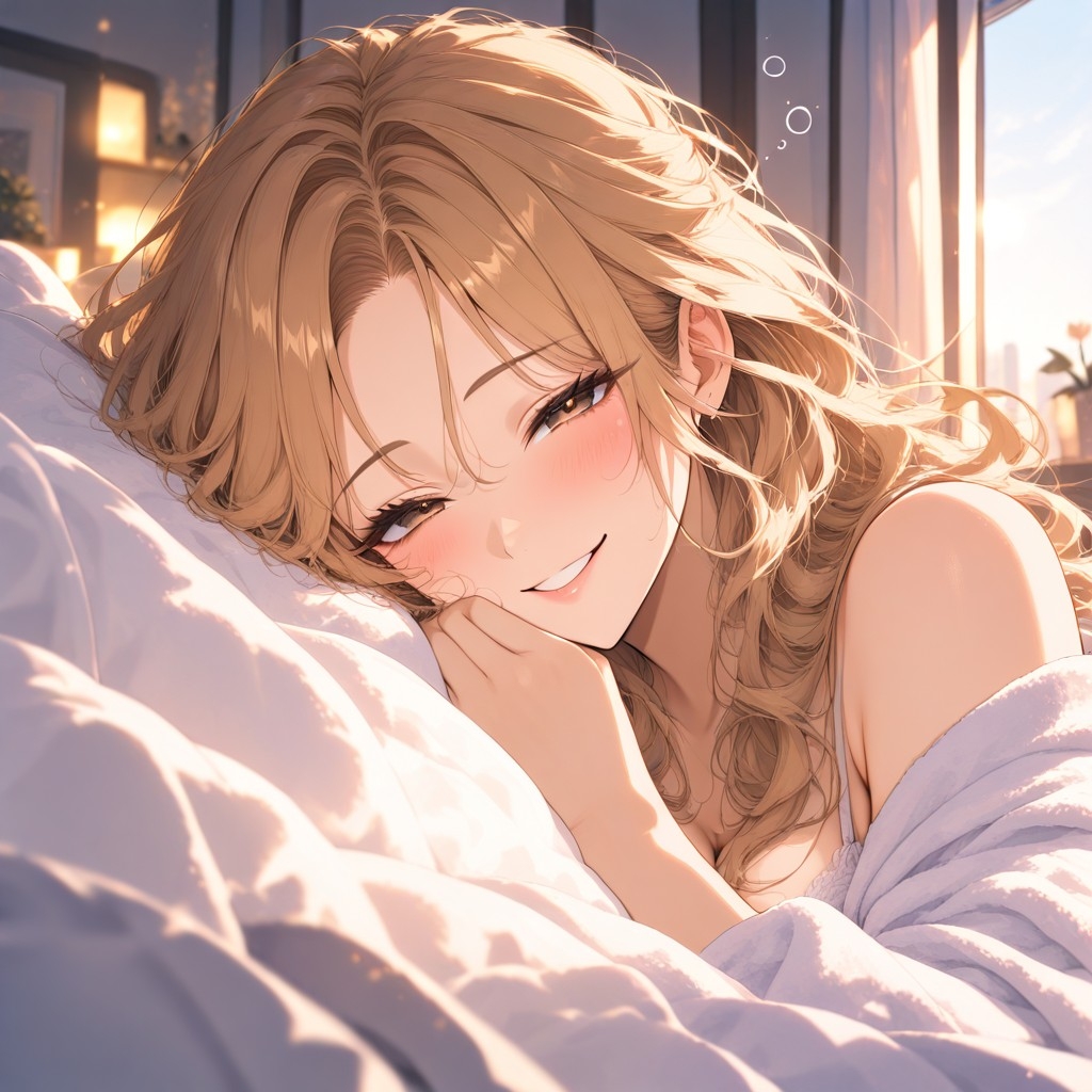 ミナとおうちデート ～夜ふかし添い寝CG集～