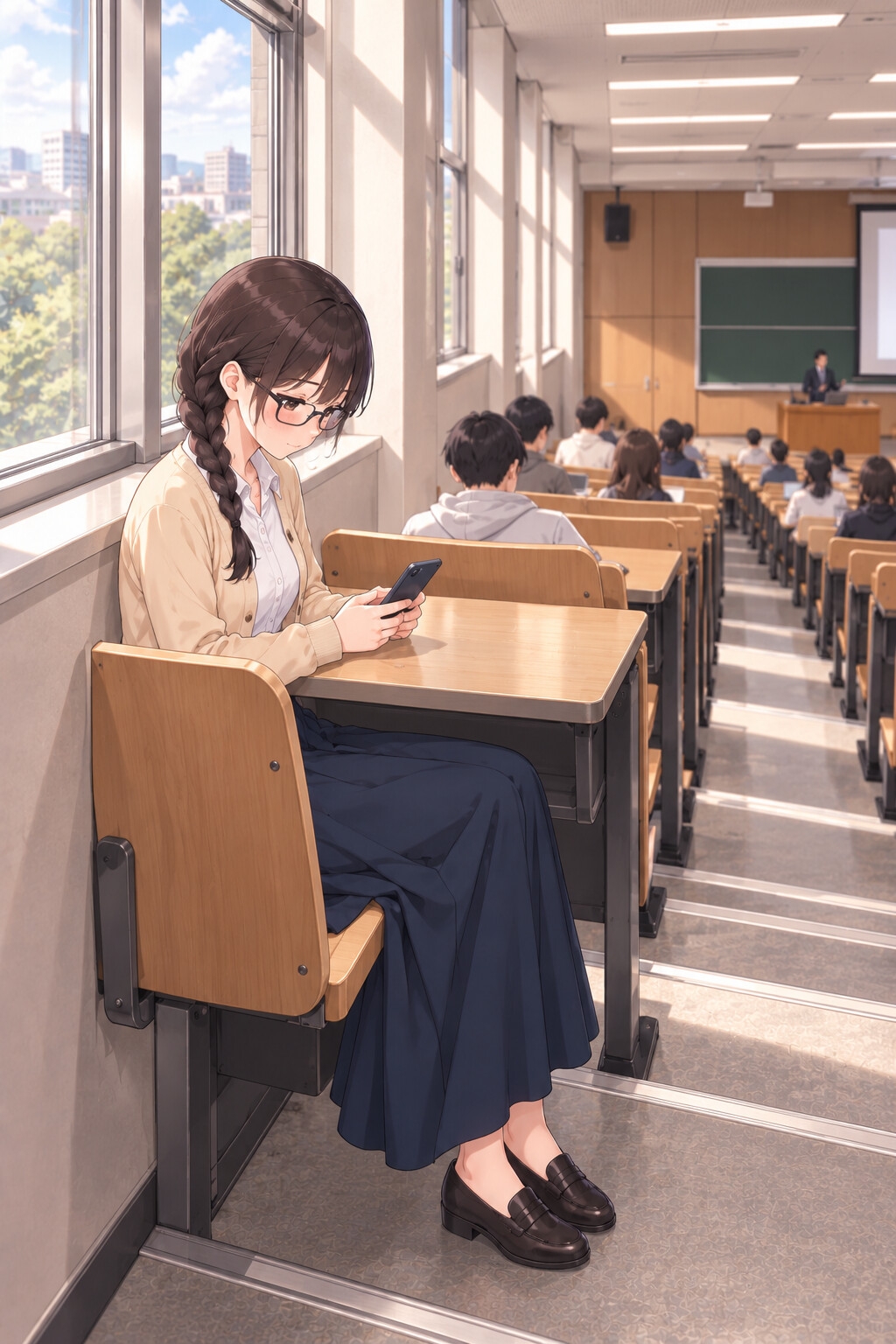 オナニー中毒の女子大生〜「ばれてない、ばれてない」満員電車から路地裏まで、一日中止まらない独白実況〜 – Preview 3