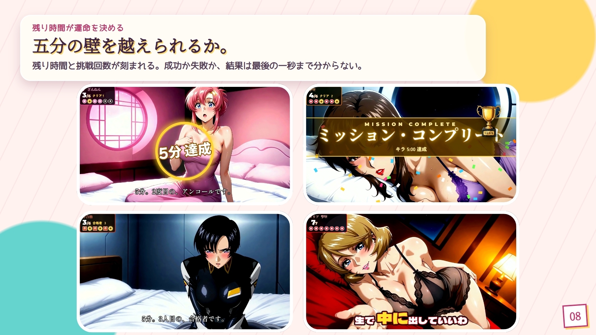 艦内感謝祭 ～艦長4人から5分耐えれば生のご褒美！?～