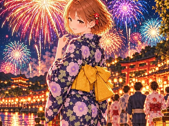 ひなた ― 夏祭りの夜 ― イラスト集