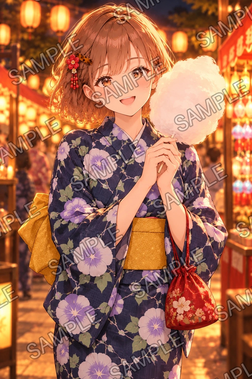 ひなた ― 夏祭りの夜 ― イラスト集 – Preview 3
