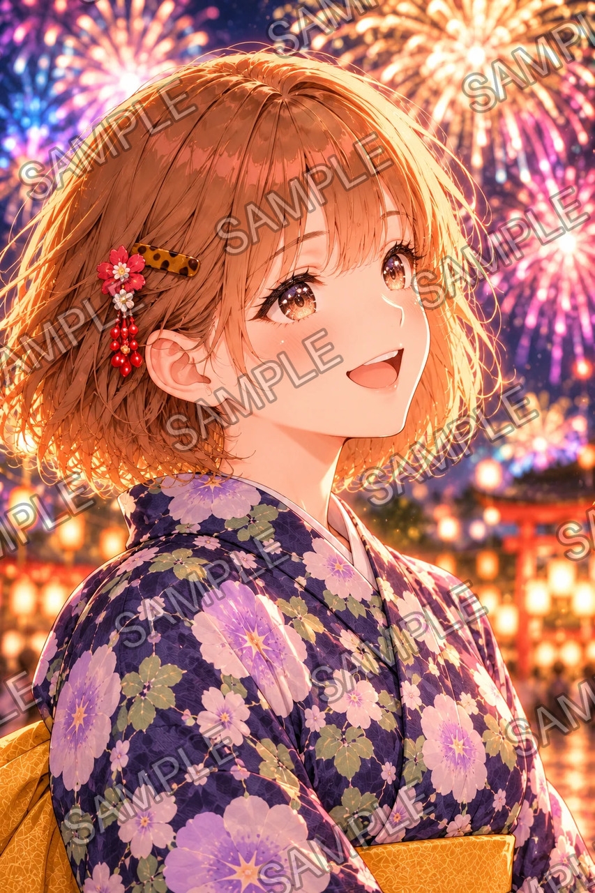 ひなた ― 夏祭りの夜 ― イラスト集 – Preview 7