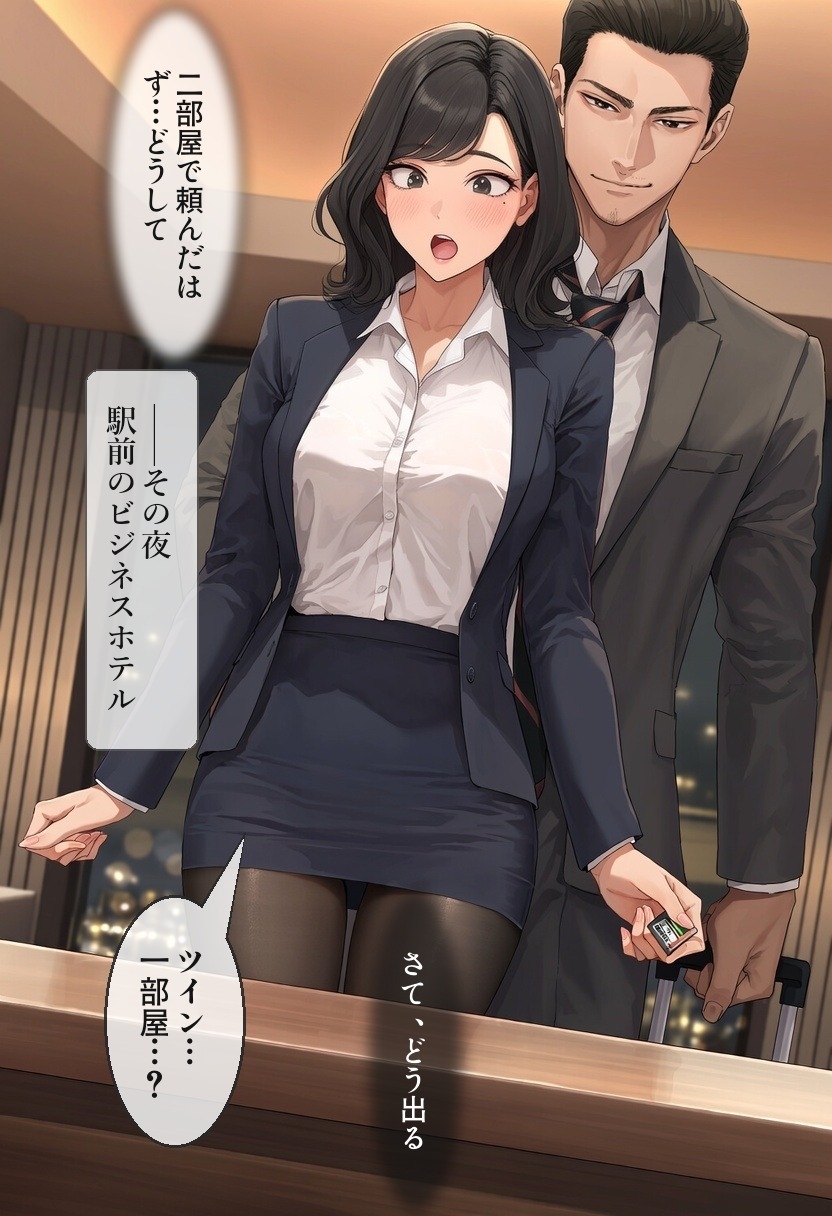 出張先の一部屋 ―婚約中の私が、嫌われ者の先輩に教え込まれた夜― – Preview 3