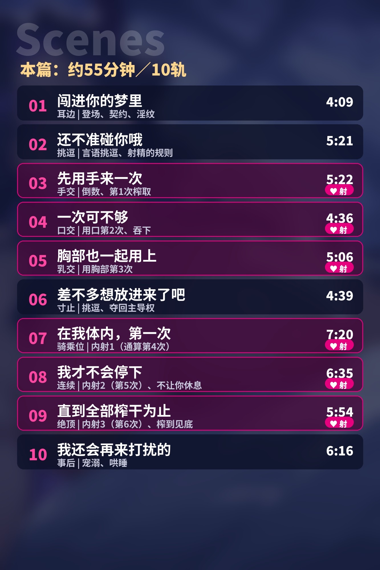 【简体中文版】【约55分钟・内射3次】淫魔姐姐用手・口・胸部・体内榨取你6次的女性主导ASMR – Preview 5