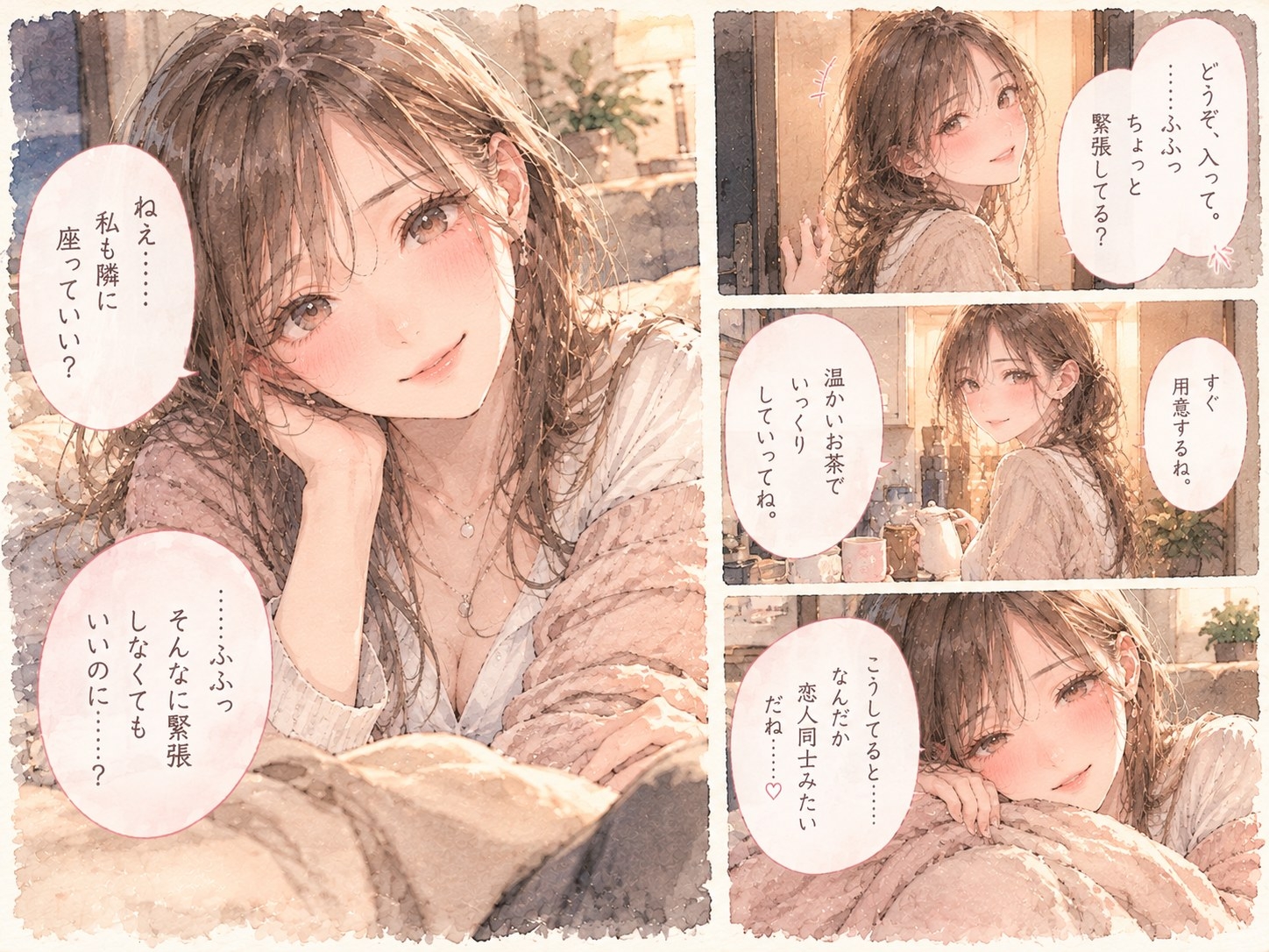 『終電を逃した夜、憧れの先輩と二人きりになった。』 – Preview 3